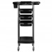 Hairdressing Trolley GABBIANO FX12 Black